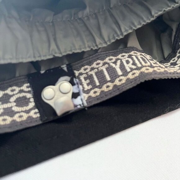 BETTY RIDES BLACK PINK FLORAL FLARED SNOWBOARD WINTER PANTS - S - Picture 16 of 16